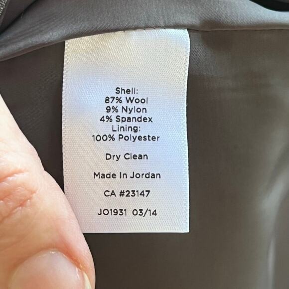 Talbots Woman Grey Basic Pencil Skirt Size 12W. NEW - Picture 8 of 8